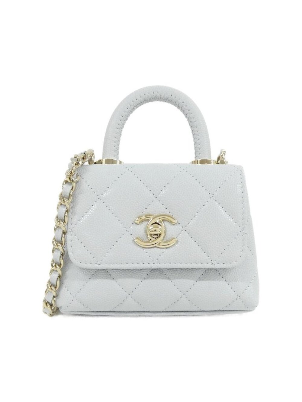 Chanel Chain Clutch Blue